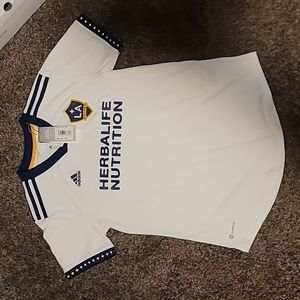 adidas 2022-23 LA Galaxy Women Home Jersey - White-Navy